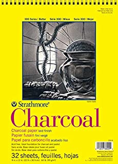 Strathmore 300 Series Charcoal Pad, White, 9