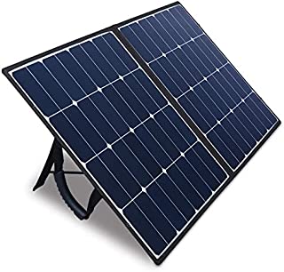 Kazeila 100W Portable Solar Panel for Solar Generator Power Station,Foldable Solar Charger Kit with DC/18V USB/5V PD/45W QC3.0 Output,Use for RV Van Boat Camping Smartphone Laptop