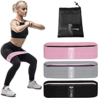 Booty 3 Resistance Bands for Legs and Butt, Exercise Fitness Bands with Video Workout for Women