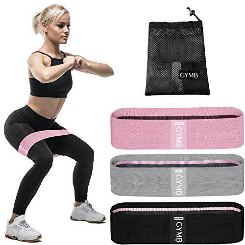 Booty 3 Resistance Bands for Legs and Butt, Exercise Fitness Bands with Video Workout for Women