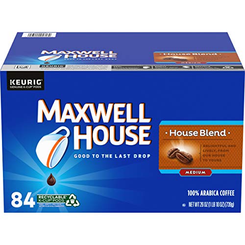 MAXWELL HOUSE House Blend COFFEE, K Cup Pods, 84Count