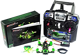 HAPPYMODEL Mantis85 85mm FPV Racing Drone Pure Carbon Quadcopter Frame Kit with Flysky FS-I6 Transmitter RTF Drone (Mode 2)