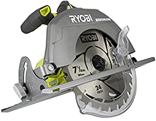 Ryobi P508 One+ 18V Lithium Ion Cordless Brushless 7 1/4 3,800 RPM Circular Saw w/ Included Blade (Battery Not Included, Power Tool Only)