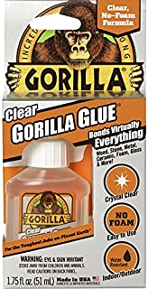 Gorilla Clear Glue, 1.75 ounce Bottle, Clear (Pack of 1) - 4500104