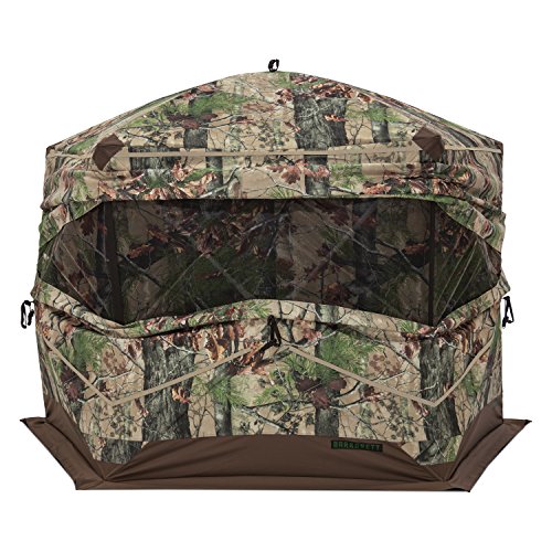 Barronett Blinds BX550BW Ox 5 Pop Up Portable 5-Sided Hunting Blind, Backwoods Camo