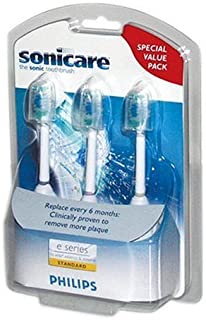 Philips Sonicare Elite (E-Series) Replacement Brush Head 3-Pack (fits Xtreme, Elite, Essence, Advance Model)