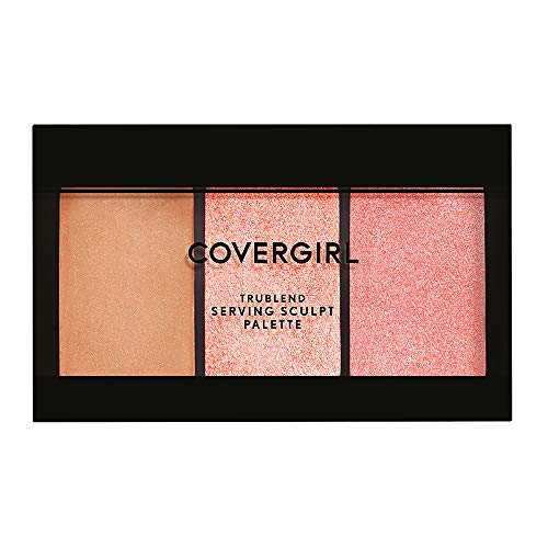 COVERGIRL TruBlend Serving Sculpt Contour Palette, Bloom Babe 500, 0.22 Ounce