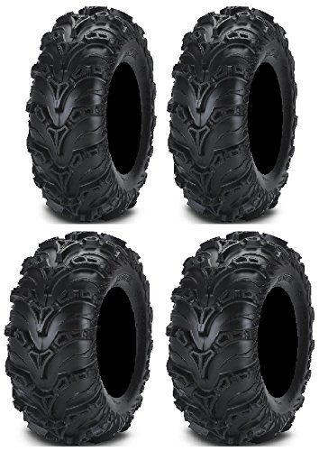 Full set of ITP Mud Lite II (6ply) 27x9-12 and 27x11-12 ATV Tires (4)