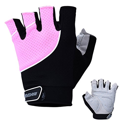 Anti-Slip Women's Weight Lifting Gloves, Workout Fingerless Gloves for Gym Fitness, Weightlifting, Powerlifting, Bodybuilding and Crossfit