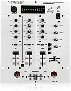 Behringer Pro Mixer DX626 Professional 3-Channel DJ Mixer with BPM Counter and VCA Control