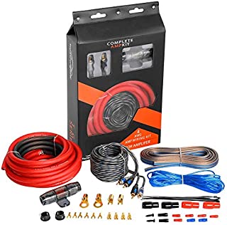 TOPSTRONGGEAR 4 Gauge Amp Kit True 4 AWG Amplifier Installation Wiring Amp Kit Install Cables
