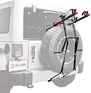 Allen Sports Deluxe 2-Bike Spare Tire Mounted Carrier, Model 322DN