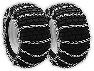 OakTen Set of Two Snow Thrower Tire Chain for John Deere AM33241 (4.8X4.00-8)