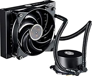 Cooler Master MasterLiquid Lite 120 CPU Liquid Cooler'120mm Radiator, 1x MasterFan Pro 120 AB PWM Fan, White LED' MLW-D12M-A20PW-R1