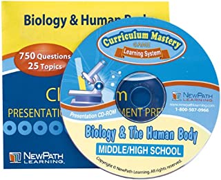 NewPath Learning Biology and The Human Body Interactive Whiteboard CD-ROM, Site License, Grade 7-10