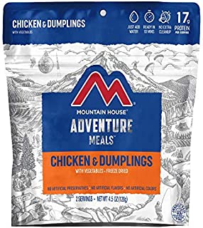 Mountain House Chicken & Dumplings | Freeze Dried Backpacking & Camping Food |2 Servings