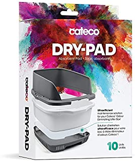 Cateco Dry Pad Replacement for Odor Control Cat Litter Box System