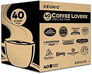 Keurig Coffee Lovers' Collection Variety Pack, Single-Serve Coffee K-Cup Pods Sampler, 40 Count