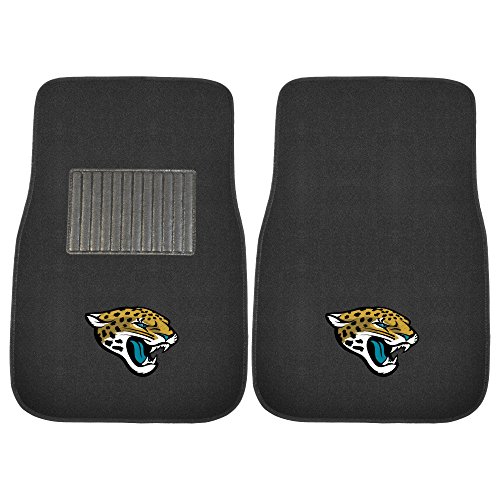 NFL Jacksonville Jaguars NFL - Jacksonville Jaguars2-pc Embroidered Car Mat Set, Team Color, One Size