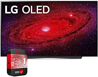 LG OLED65CXPUA 65 inch CX 4K Smart OLED TV with AI ThinQ 2020 Bundle with 1 Year Extended Protection Plan