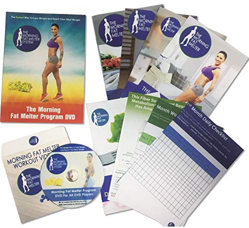 Morning Fat Melter Workout DVD for Women  Lose At Least 3 Pounds/Week With Our Weight Loss Program - 11 Workout Videos + 30 Days Meal Plan - 5 Printed Manuals & 1 Exercise DVDs