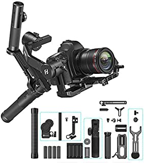 FeiyuTech AK4500 Camera Stabilizer Handheld Gimbal for DSRL Mirrorless Camera Sony a6400/a6300/a6500/a7II/a6000/a7SII//80D/6D Mark II/M50/200D/Nikon/Panasonic GH4/GH5 (Standard Version,Follow Focus)