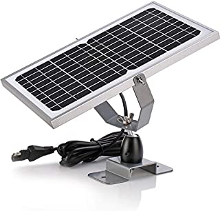 SUNER POWER 12V Waterproof Solar Battery Trickle Charger & Maintainer - 10 Watts Solar Panel Built-in Intelligent MPPT Solar Charge Controller + Adjustable Mount Bracket + SAE Connection Cable Kits