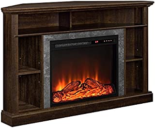 Ameriwood Home Overland Electric Corner Fireplace for TVs up to 50