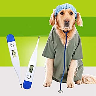 2pcs Veterinary Thermometer Digital Thermometer for Pets Dogs Cats