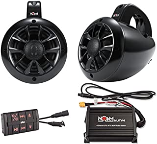 NOAM NUTV4 - Marine Bluetooth ATV/Golf Cart/UTV Speakers Stereo System