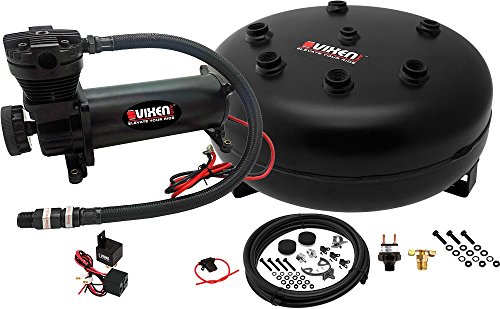 Vixen Air Suspension Kit for Truck/Car Bag/Air Ride/Spring. On Board System- 200psi Compressor, 4 Gallon Tank. for Boat Lift,Towing,Lowering,Leveling Bags,Onboard Train Horn,Semi/SUV VXO4840B