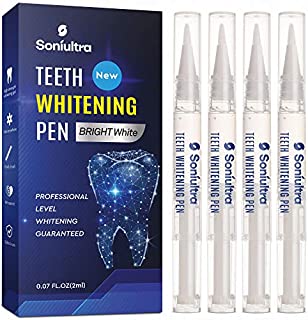 Soniultra Teeth Whitening Pen, 4 Packs, Affordable Yet Effective, Whitening Gel, Painless, No Sensitivity, Easy To Use, For Beautiful White Smile