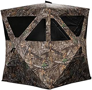 Rhino Blinds R100-RTE 2 Person Hunting Ground Blind, Realtree Edge