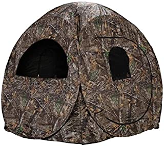 Rhino Blinds R75-RTE 2 Person Hunting Ground Blind, Realtree Edge