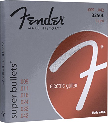 Fender 3250 Super Bullets Electric Guitar Strings (0733250403)