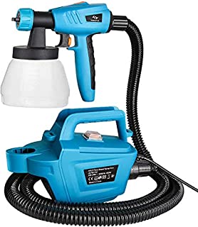 Tilswall Paint Sprayer, 800 Watt High Power Hvlp Home Electric Paint Gun With 1300ml Detachable Container, 3 Nozzles, 3 Spray Patterns For Wood, Furniture, Wall, Fence, Cabinets, Home Painting