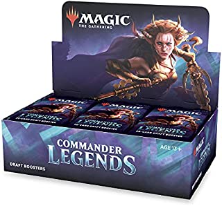 Magic: The Gathering Commander Legends Draft Booster Box | 24 Booster Packs (480 Cards) | 2 Legends Per Pack | Factory Sealed