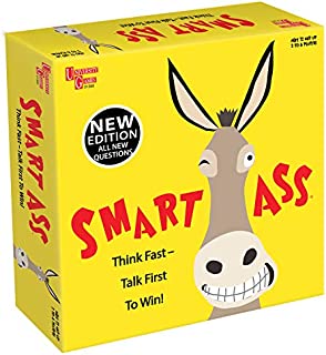 University Games Smart Ass The Ultimate Trivia Board Game for Families & Adults Ages 12 & Up, The Perfect Tabletop Game For Parties & Events, Model:1360