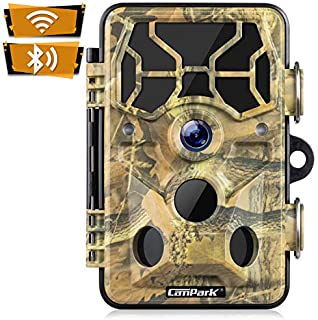 Campark Trail Camera-WiFi 20MP 1296P Upgrade Bluetooth Hunting Game Camera with Night Vision Motion Activated for Outdoor Wildlife Monitoring Waterproof IP66