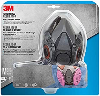 3M Mold and Lead Paint Removal Respirator, Medium - 6297PA1-A