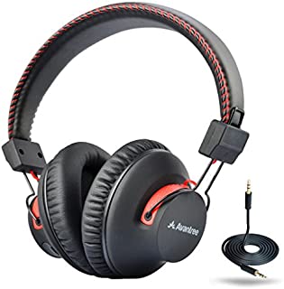 Avantree Audition 40 hr Bluetooth Over Ear Headphones with Microphone for PC Computer Phone Call, aptX HiFi Stereo, Comfortable Wireless Headset with Mic for Home Office Conference, Skype, with NFC