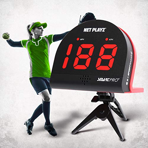 NetPlayz Softball Radars, Speed Sensors Training Equipment (Hands-Free Radar Guns, Pitching Speed Guns | Softball Gifts, High-Tech Gadget & Gear for Softball Players