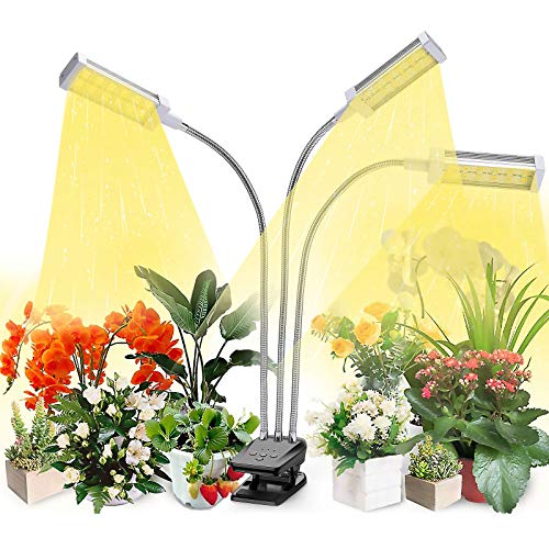 Plant Grow Light, VOGEK LED Growing Light Full Spectrum for Indoor Plants, Plant Growing Lamps for Seedlings, 3 Switch Modes 10 Brightness Settings