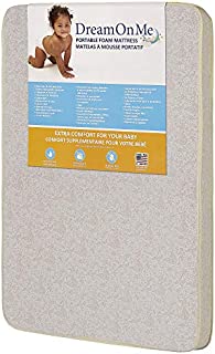 Dream On Me, 3 Inch Foam Pack and Play Mattress, White