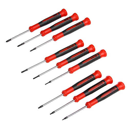 Best Choice 9-Piece Precision Screwdriver Set | Phillips, Flat and Torx Star