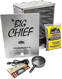 Smokehouse Products Big Chief Front Load Smoker , Silver , Large