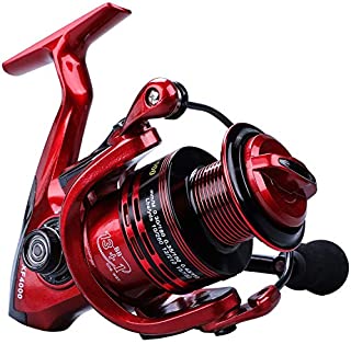 YONGZHI Fishing Reels,13+1BB Light Weight and Ultra Smooth Powerful Spinning Reels for Saltwater and Freshwater Fishing-5000R