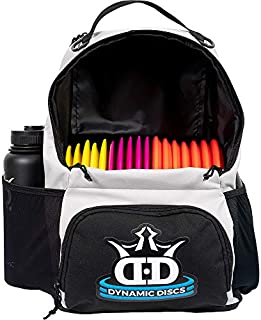 Dynamic Discs Cadet Disc Golf Backpack | Gray/Black | Frisbee Disc Golf Bag with 17+ Disc Capacity | Introductory Disc Golf Backpack | Lightweight and Durable | Discs NOT Included