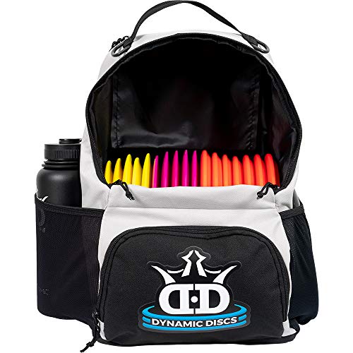 Dynamic Discs Cadet Disc Golf Backpack | Gray/Black | Frisbee Disc Golf Bag with 17+ Disc Capacity | Introductory Disc Golf Backpack | Lightweight and Durable | Discs NOT Included