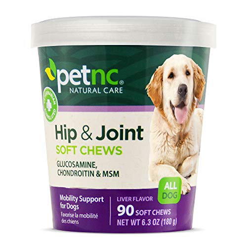 PetNC Natural Care Hip and Joint Soft Chews for Dogs, 90 Count